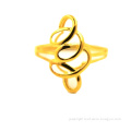 Golden Silk Braid 18 K Gold Ring